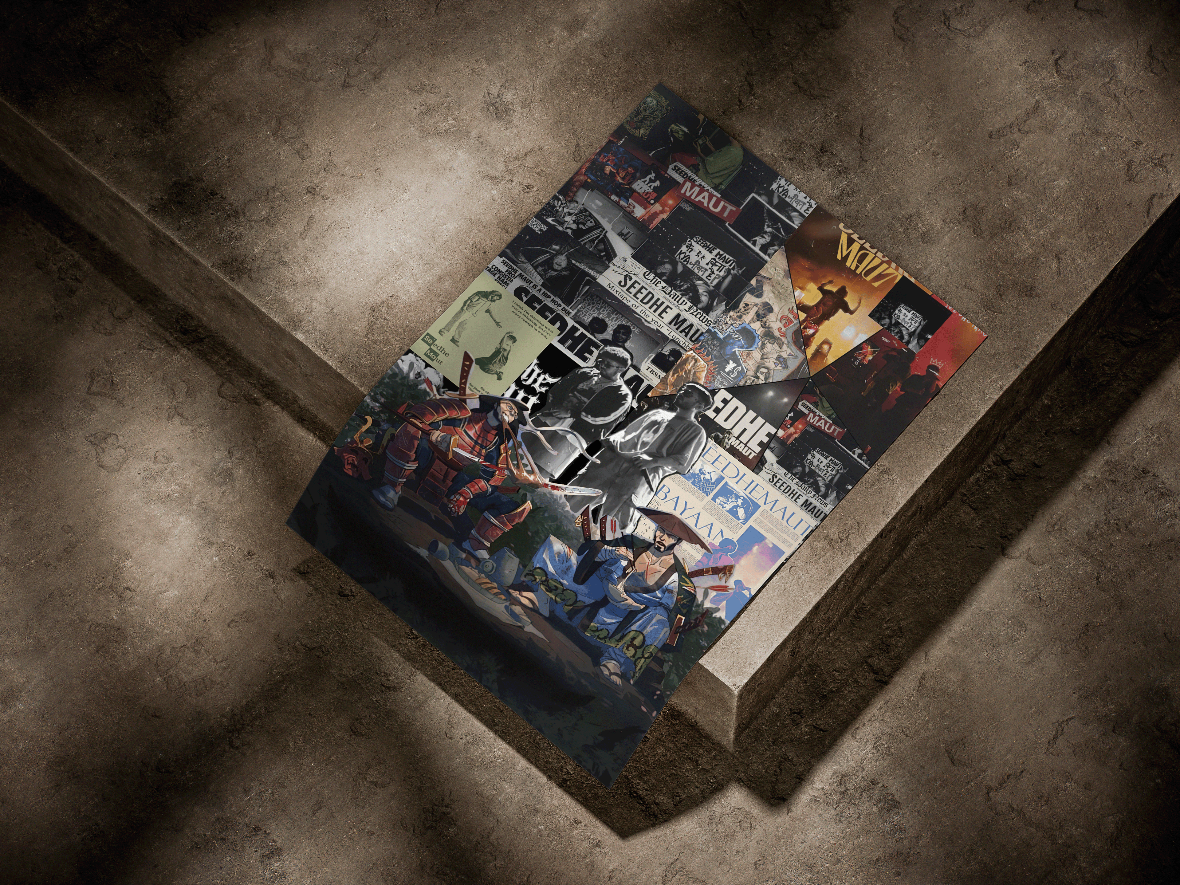 Seedhe Maut "Legacy Collage" Multimedia Graphic Poster