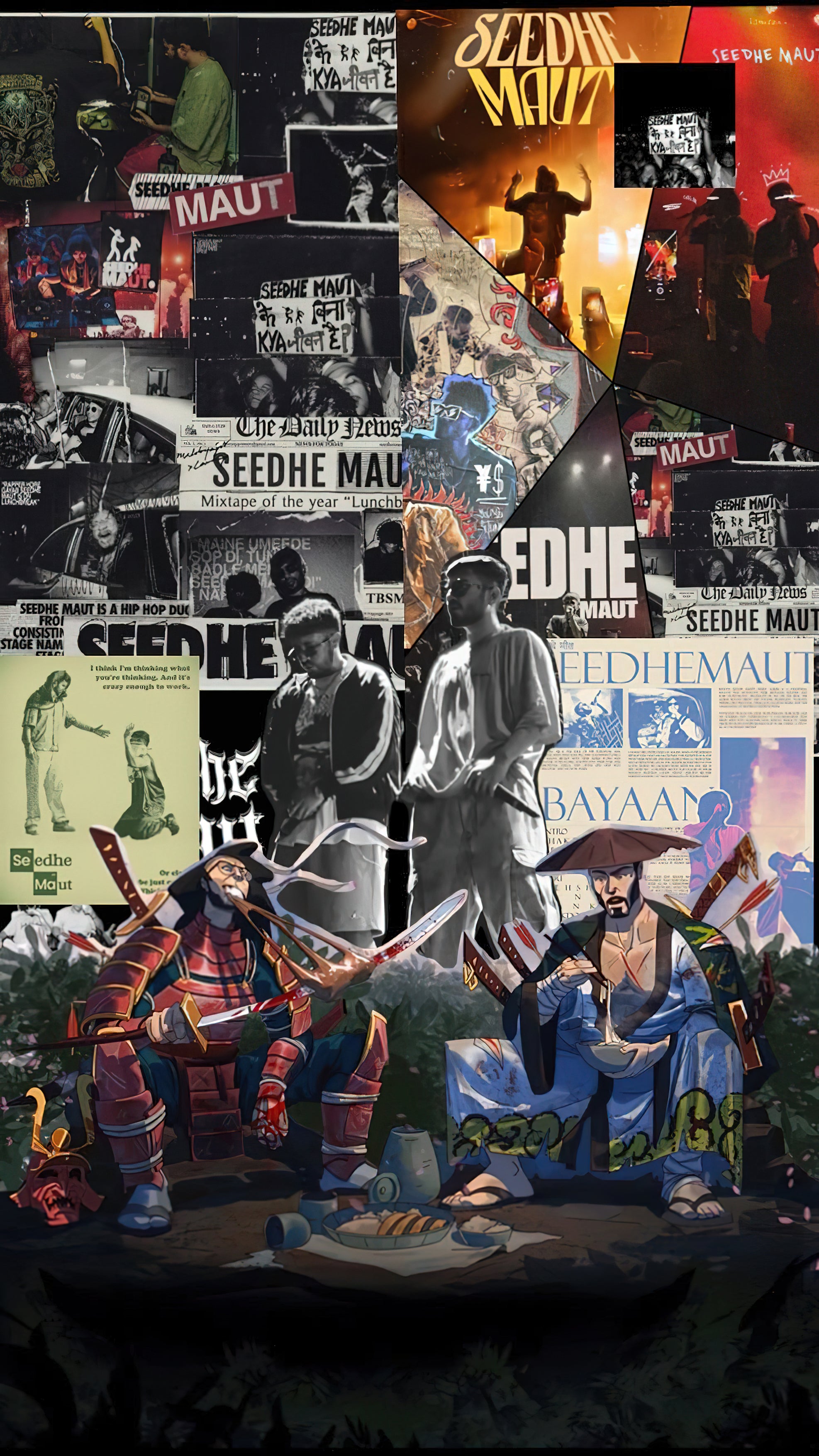 Seedhe Maut "Legacy Collage" Multimedia Graphic Poster