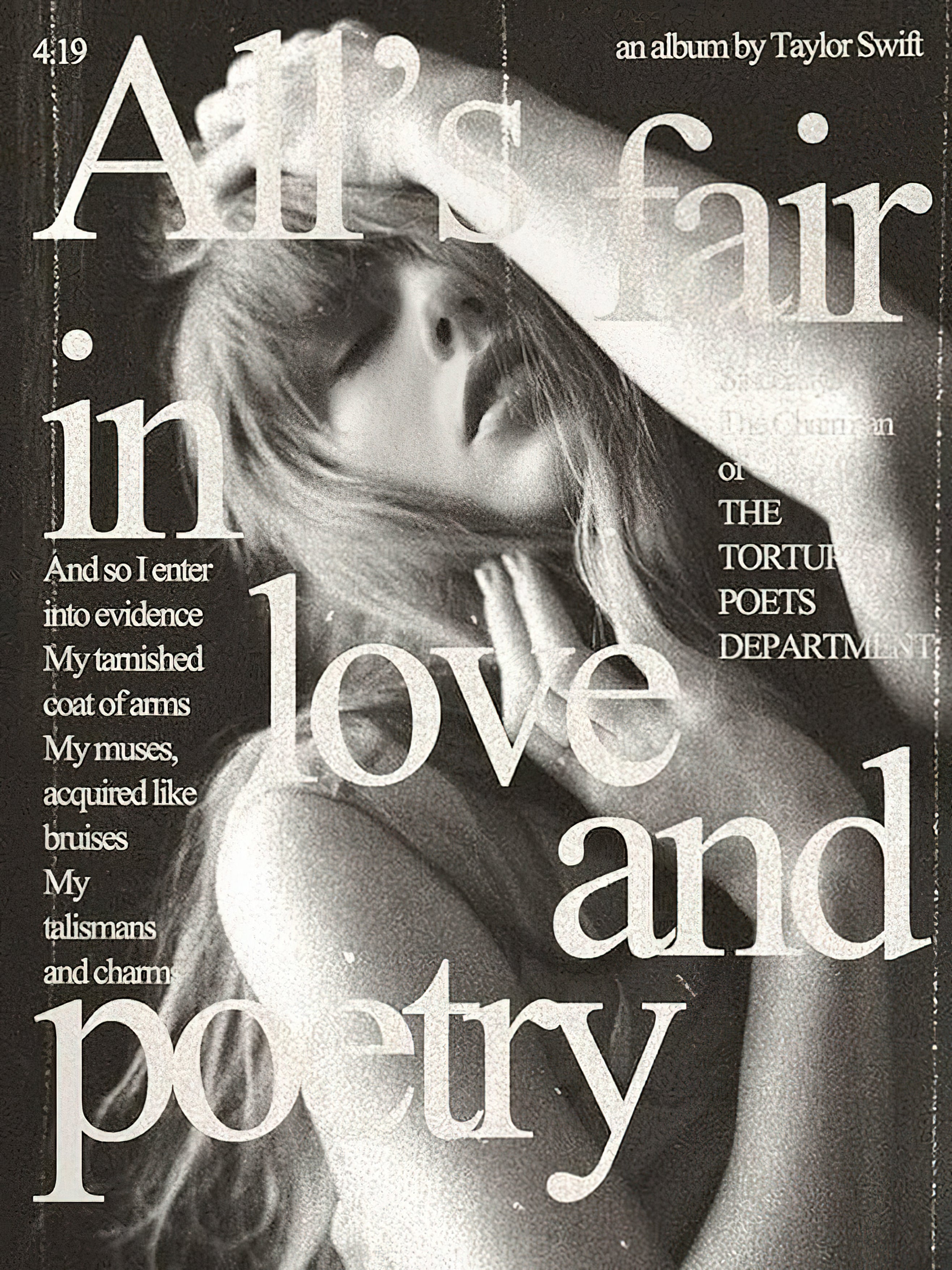 Taylor Swift "Midnights & Eras Era" Contemporary Editorial Graphic Poster