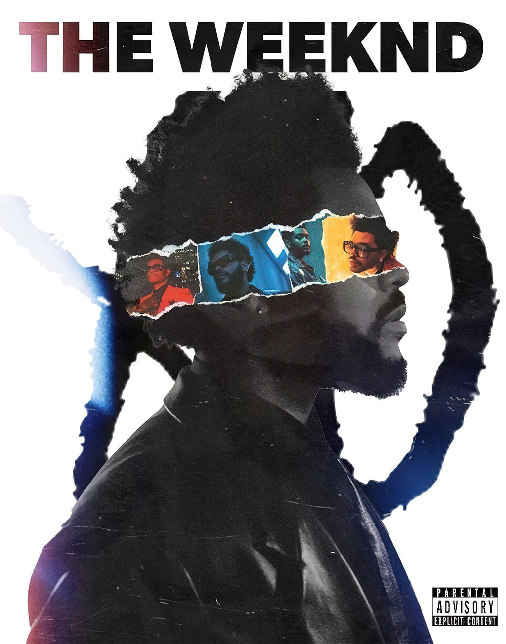The Weeknd "Evolution Collage" Modern Graphic Poster