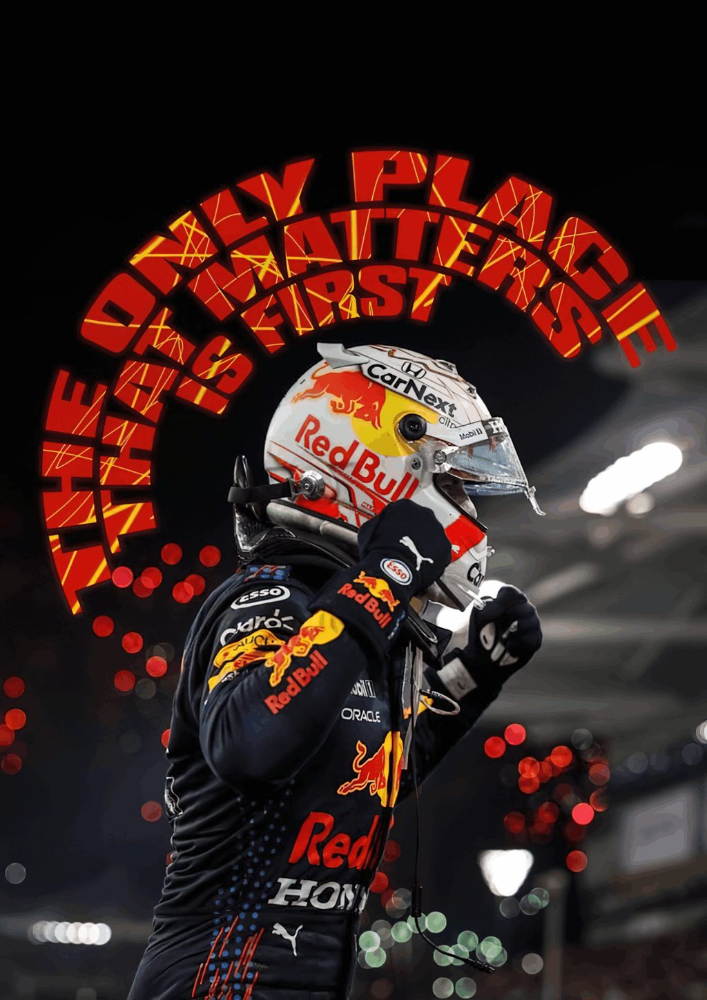 Max Verstappen "The Only Place That Matters" Premium F1 Poster