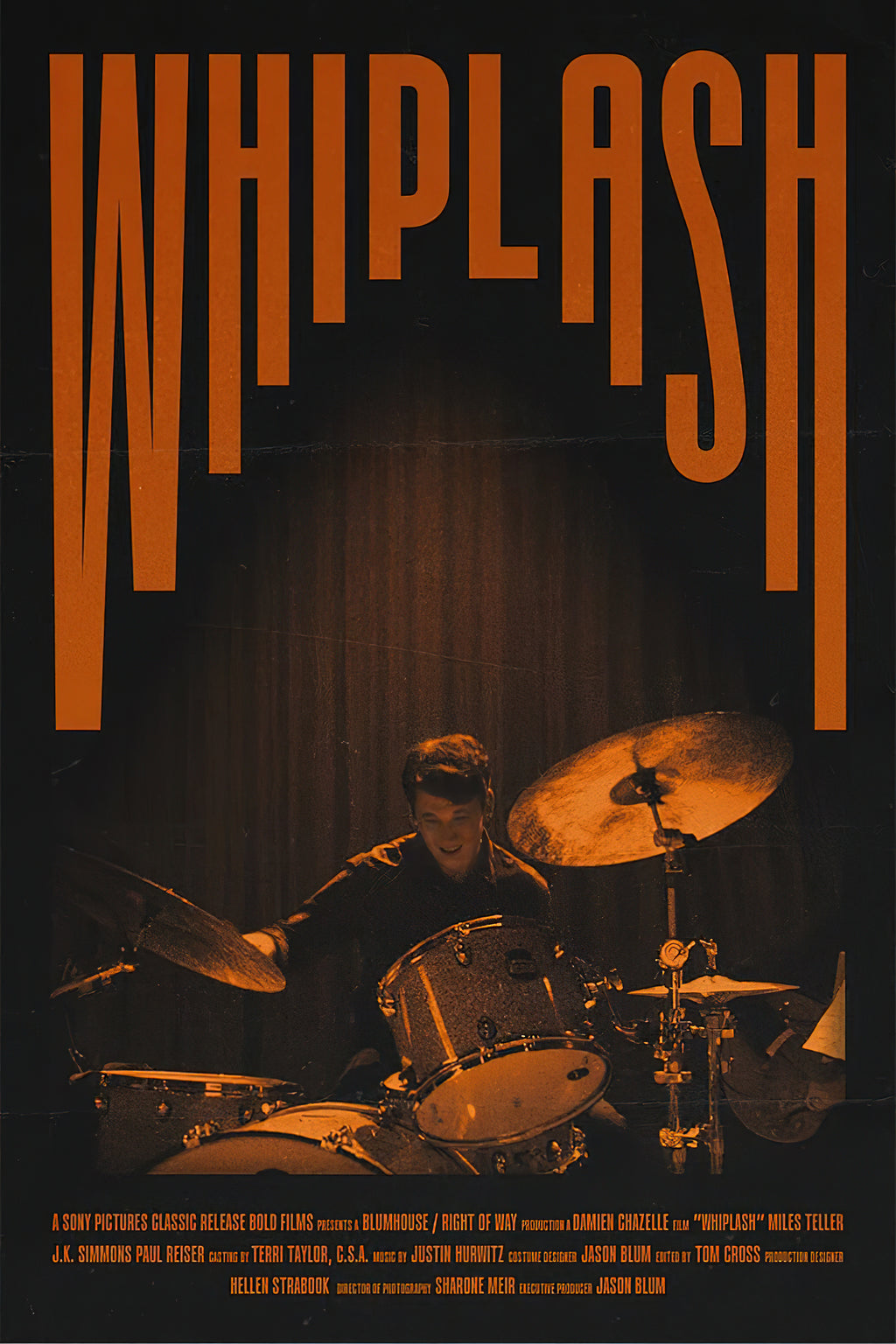 "Whiplash" Kinetic Typography Movie Poster