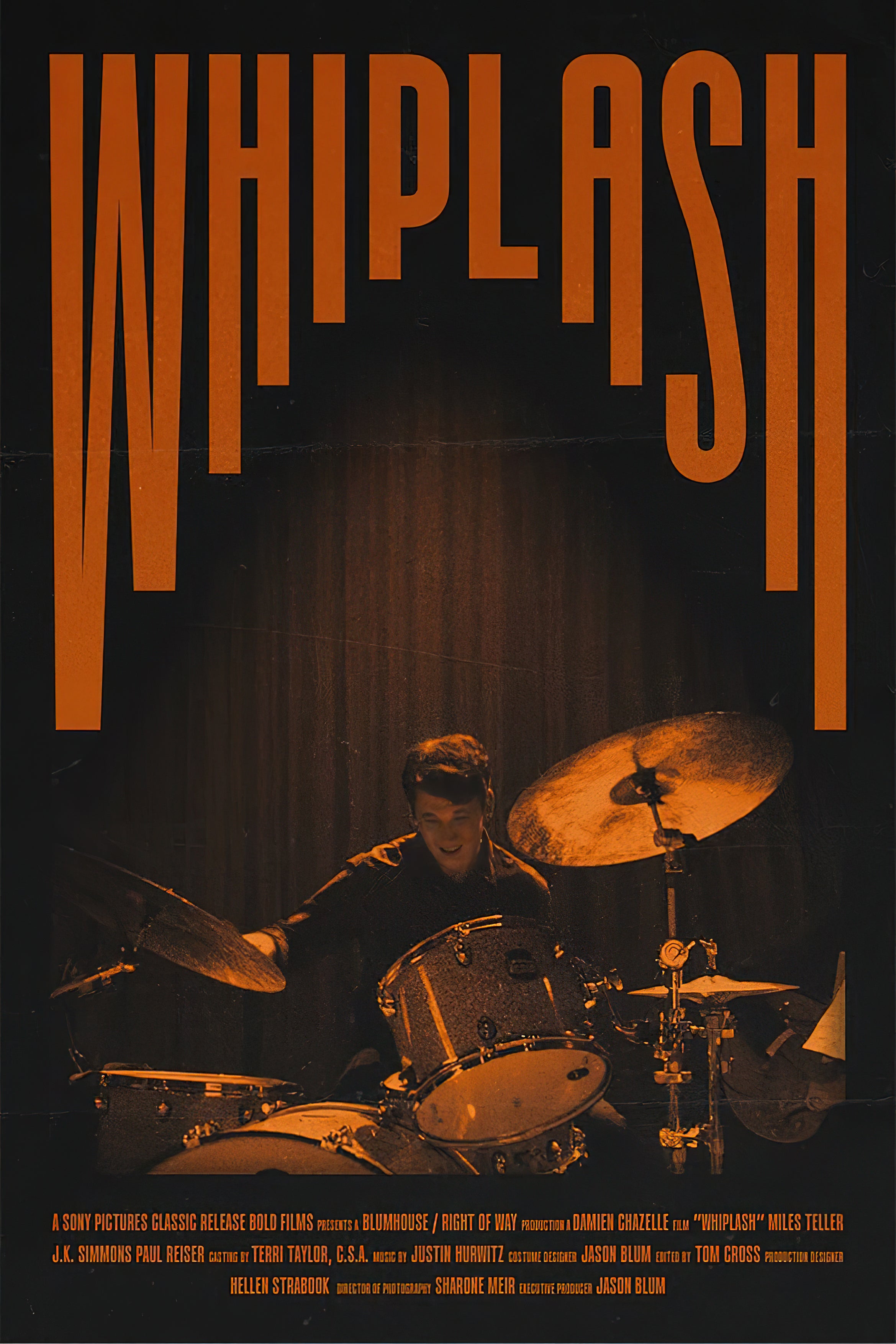 "Whiplash" Kinetic Typography Movie Poster