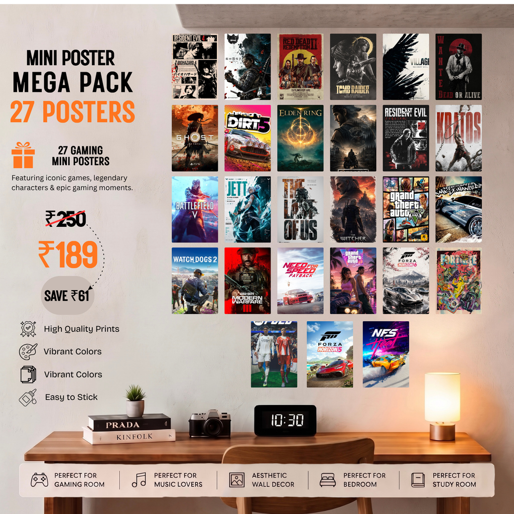 Epic Gaming "Mini Poster Mega Pack" (27 Pieces)