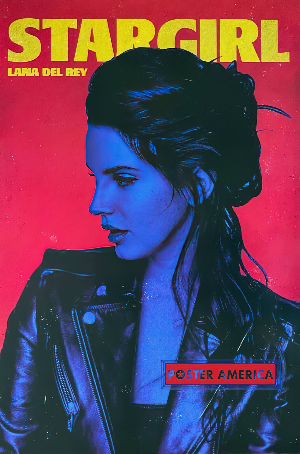 Lana Del Rey "Stargirl" Neon Noir Graphic Poster