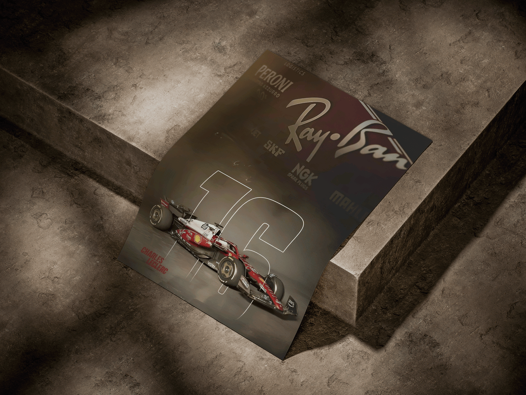 Charles Leclerc #16 Premium Ferrari F1 Poster