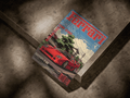 Ferrari F40 1987 Supercar Japanese Anime Style Graphic Poster