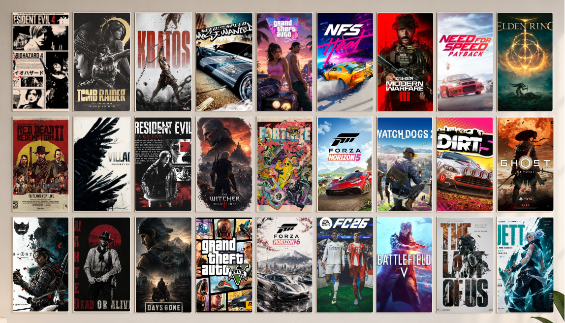 Epic Gaming "Mini Poster Mega Pack" (27 Pieces)