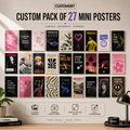 Custom Pack of 27 mini posters