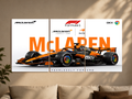 Formula 1 "McLaren Racing: Fearlessly Forward" 3-Panel Split Canvas Wall Art