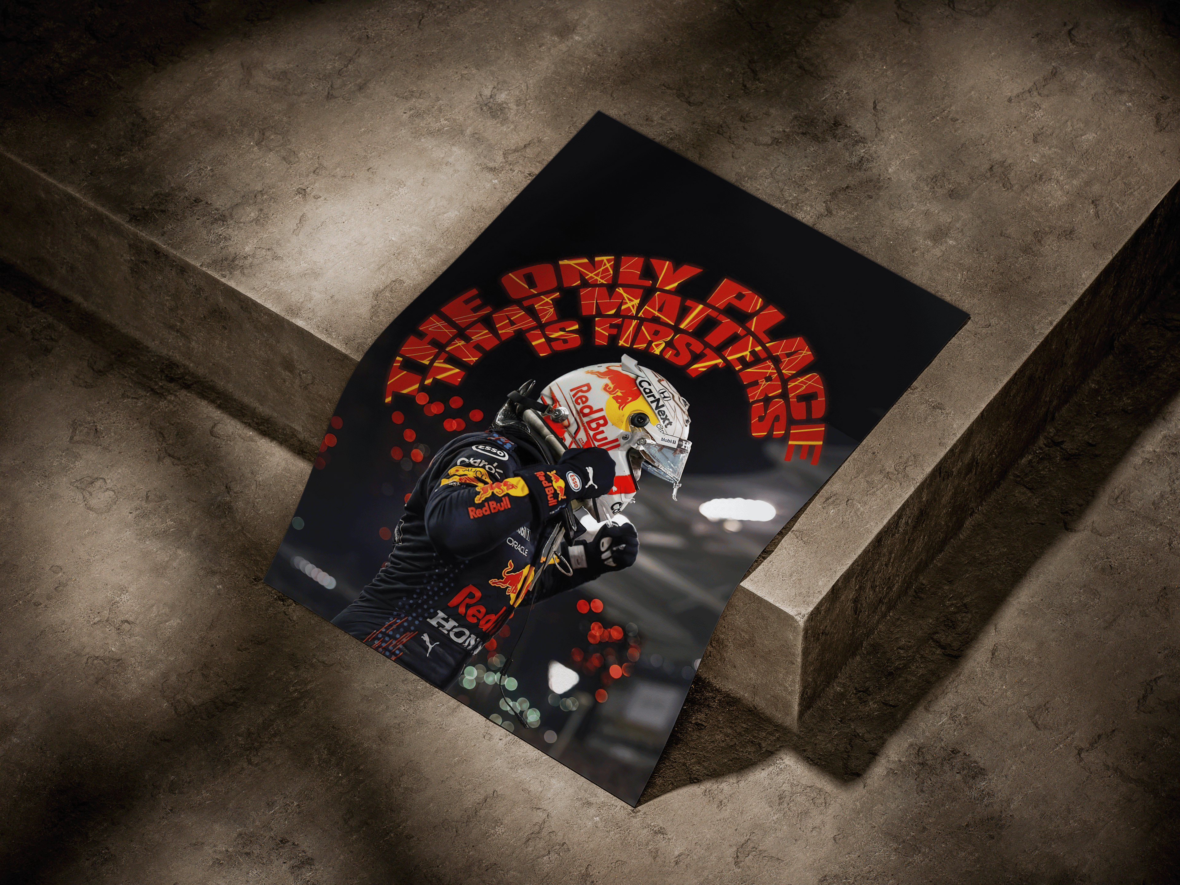 Max Verstappen "The Only Place That Matters" Premium F1 Poster