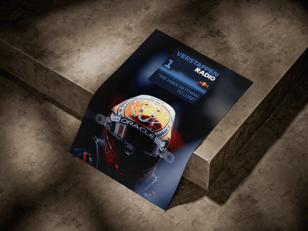 Max Verstappen "Verstappen Radio" Team Quote Premium F1 Poster