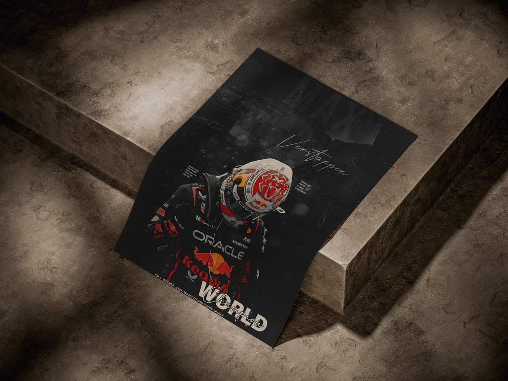 Max Verstappen "The Lion" Premium F1 Poster