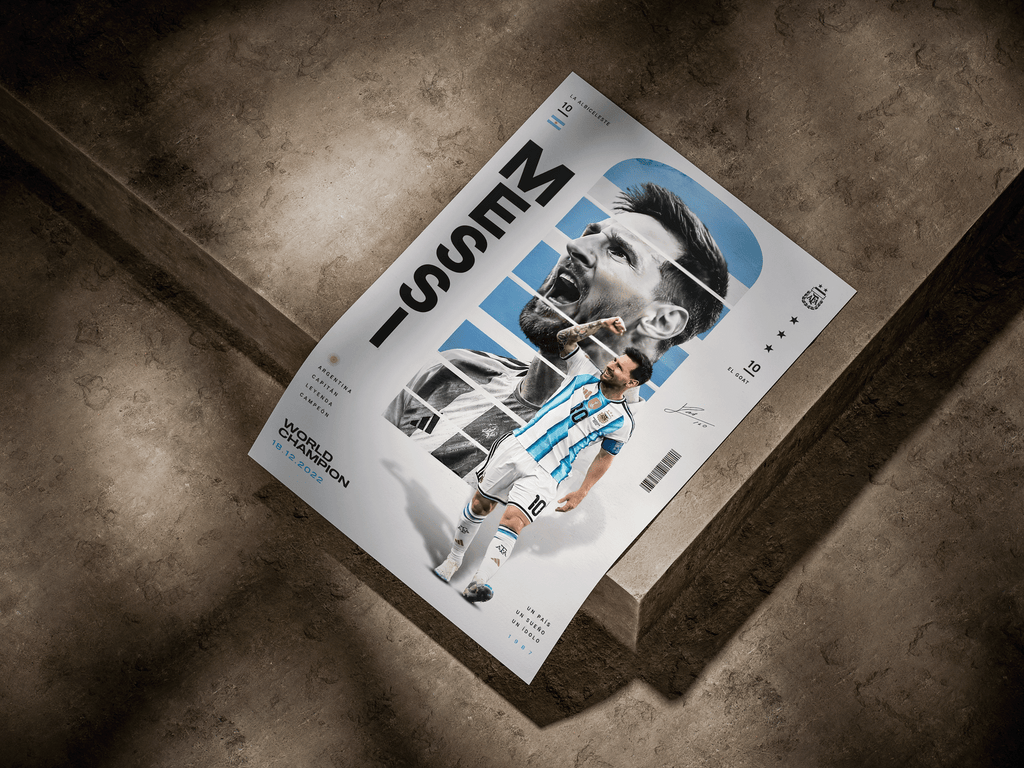 Lionel Messi "Inter Miami & World Cup Era" Contemporary Editorial Poster
