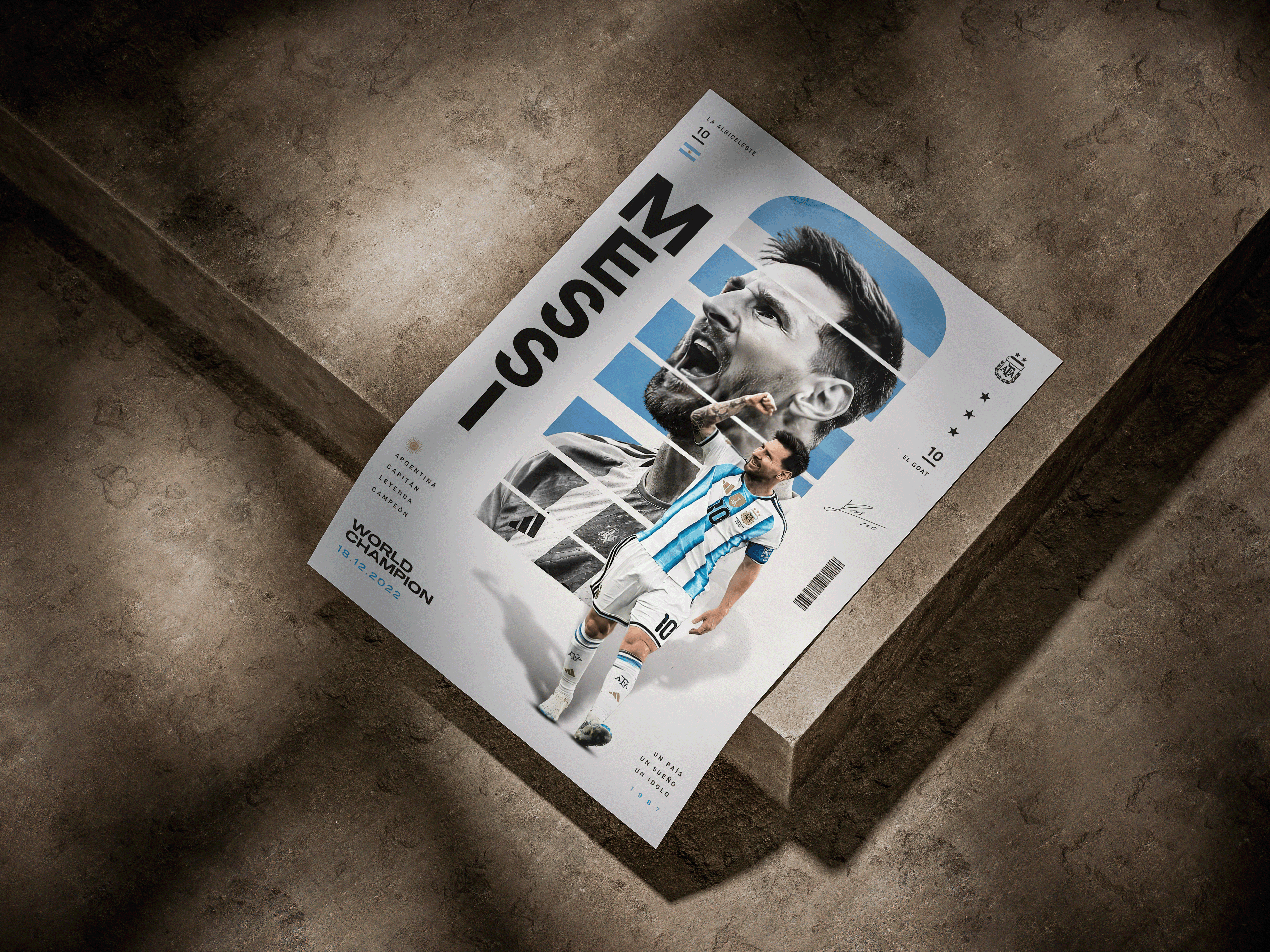 Lionel Messi "Inter Miami & World Cup Era" Contemporary Editorial Poster