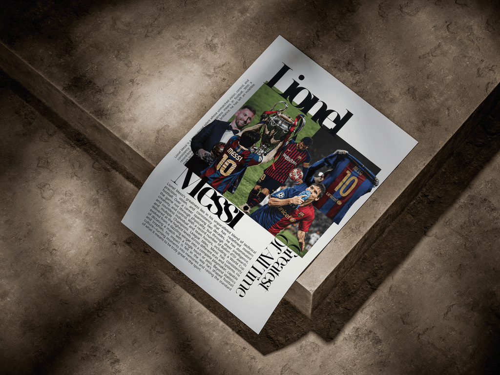 Lionel Messi Greatest Of All Time Legacy Photo Collage Poster