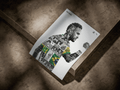 Neymar Santos FC & Brazil Heritage Double Exposure Photo Grid Poster