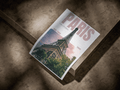 Paris City Of Lights Eiffel Tower Minimalist Editorial Travel Poster