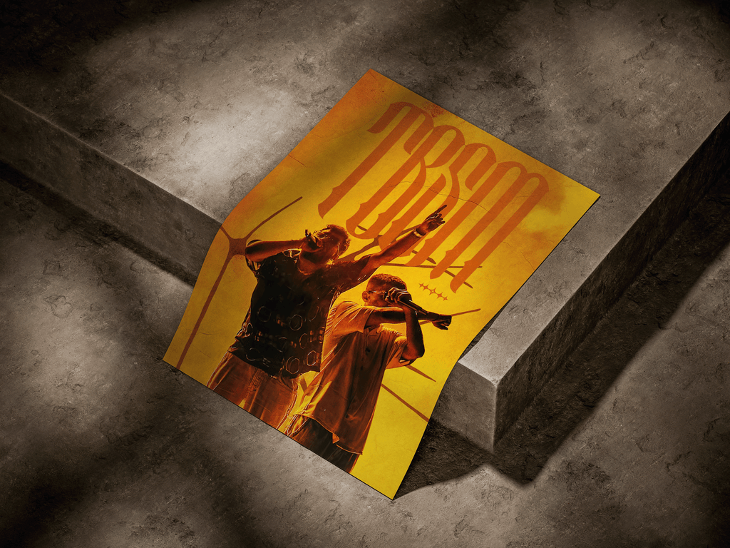 Seedhe Maut "TBSM" Retro Editorial Hip-Hop Poster